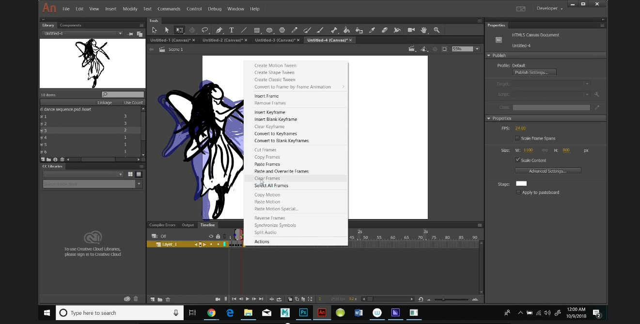 The Helpful Art Teacher: Adobe Animate; an introduction. Creating  animations 101
