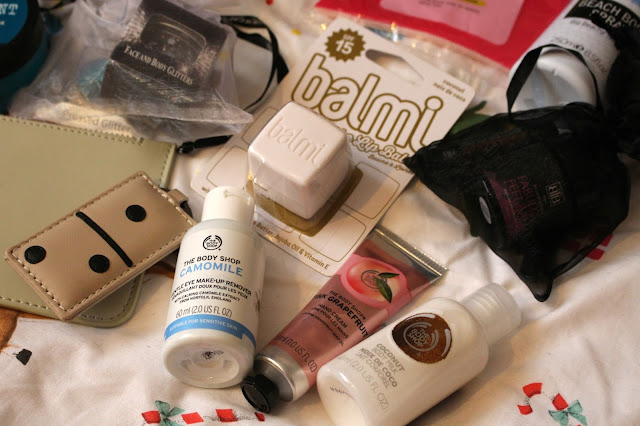 christmas giveaway, the body shop, balmi, gosh, perfect pamper, superdrug
