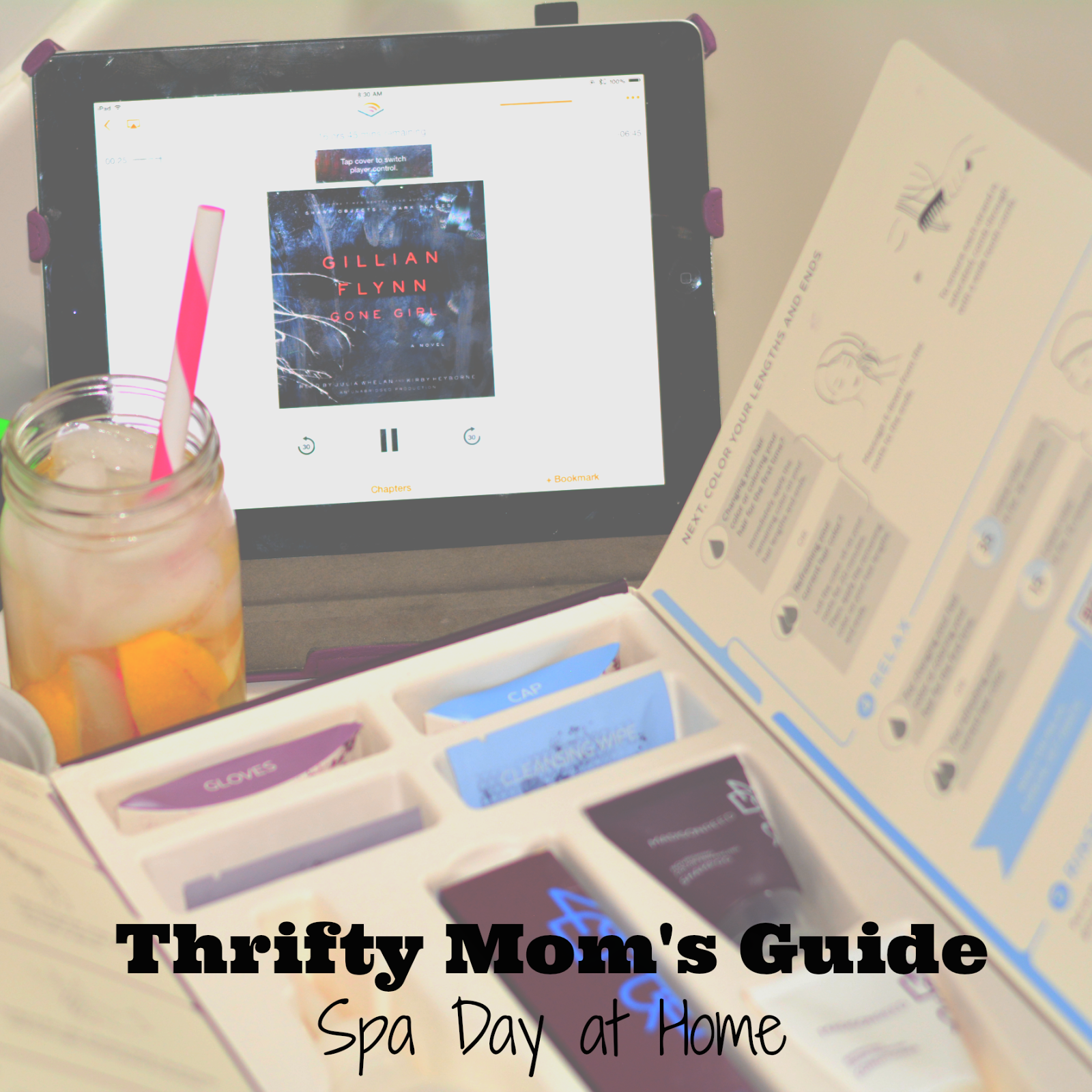 thrifty mom guide to spa day at home