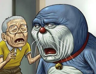 Monster Bego Nobita Doraemon Beranjak Dewasa Tua Gambar