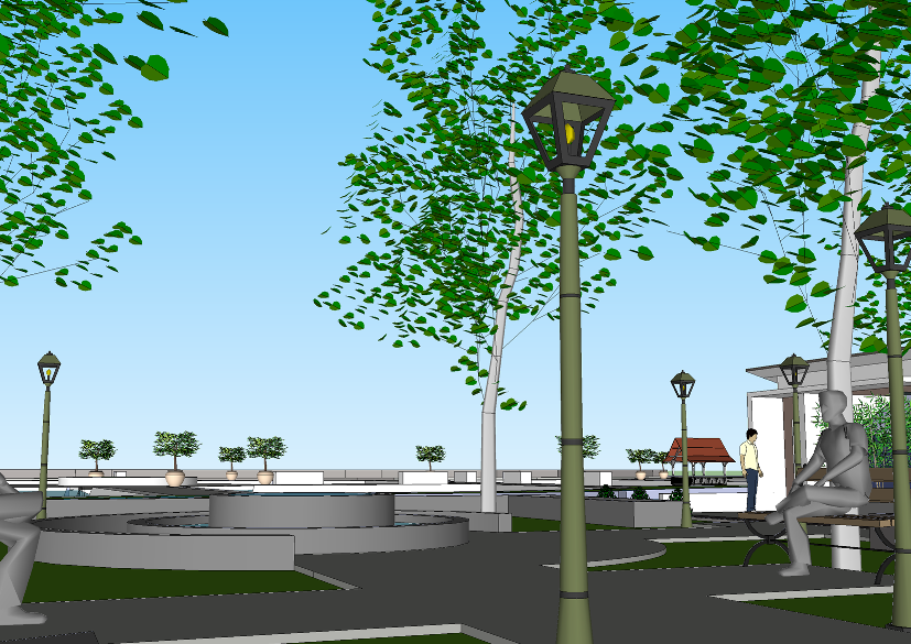 pintukayustudio Kolam Pemancingan,Taman sederhana