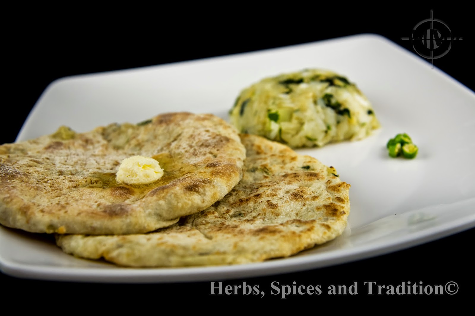 Herbs, Spices and Tradition TANDOORI NAAN (STUFFED WITH POTATOES AND