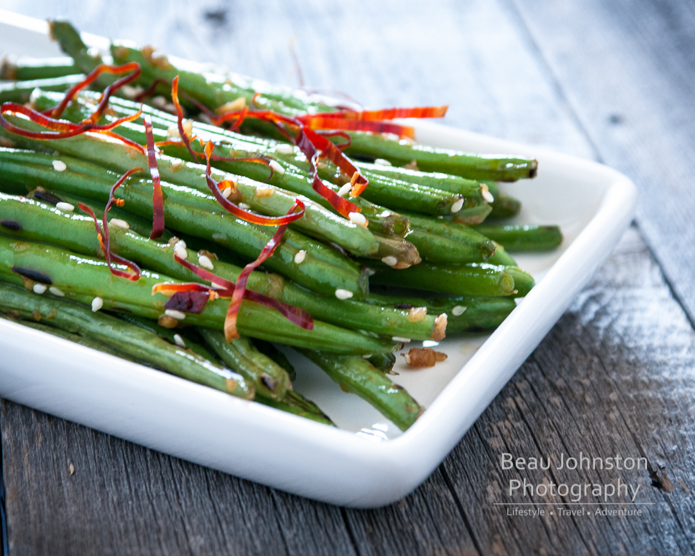 Ginger Garlic Green Beans