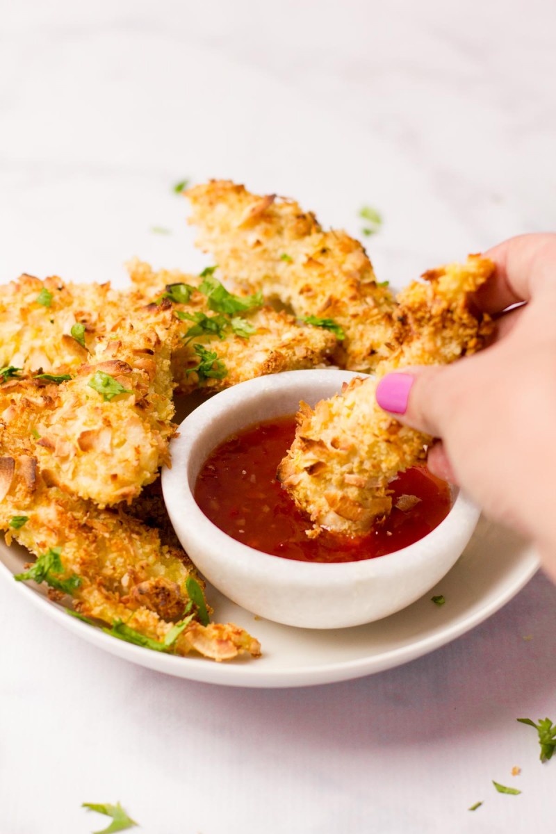 Baked Coconut Chicken Tenders Easy Recipes for Breakfast