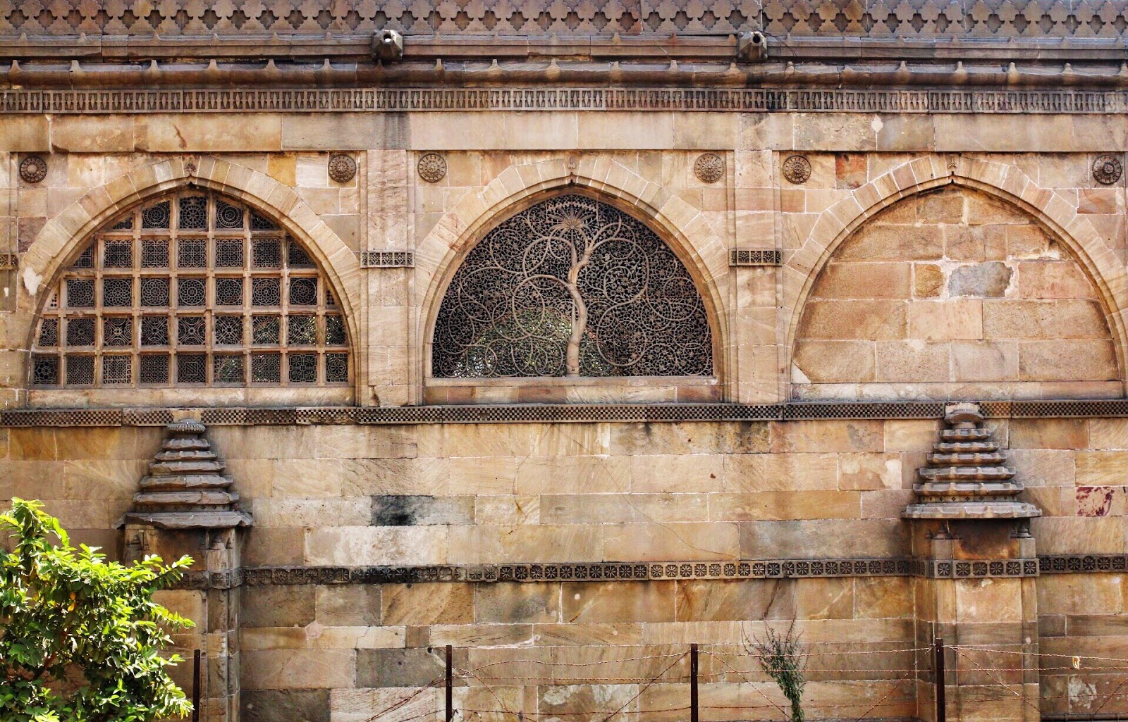 Sidi Saiyyed Mosque Ahmedabad Jali backside sayed sayeed masjid islam muslim