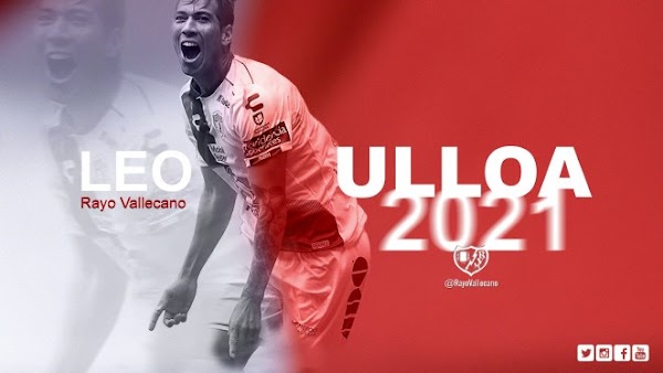 Oficial: Rayo Vallecano, firma Leo Ulloa
