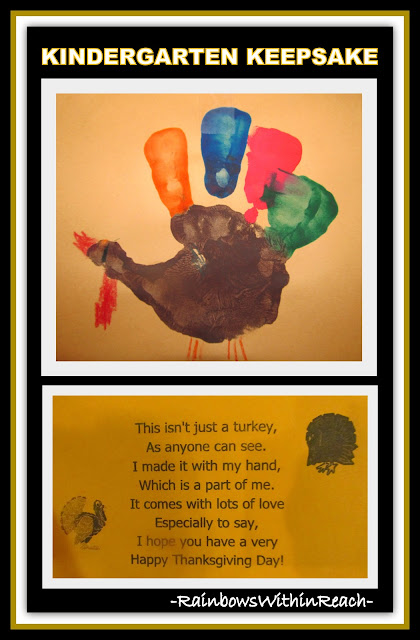 photo of: Turkey Handprint Painting with Rhyme (Thanksgiving RoundUP via RainbowsWithinReach) 