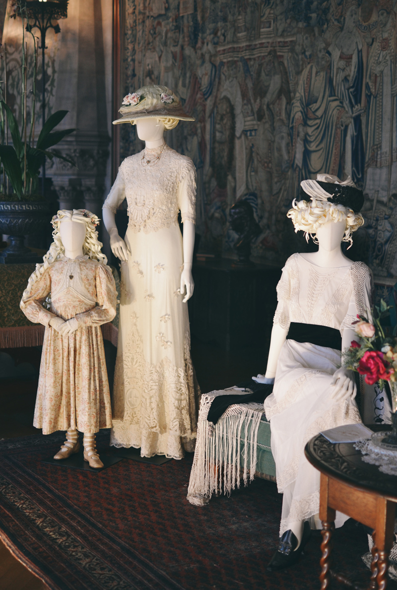 Wardrobe from the movie 'Titanic' on display at Biltmore House