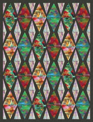 Stained Glass quilts Free pattern Day Stained Glass quilts Free pattern Day