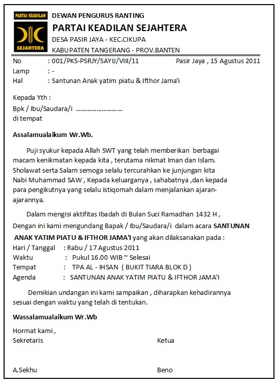 Featured image of post Sambutan Ketua Panitia Santunan Anak Yatim Sambutan ketua osis pada pelaksanaan pesantren kilat