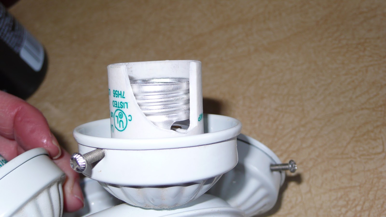 The "Secret" is Gratitude: Changing Out a Light Socket in a Ceiling Fan