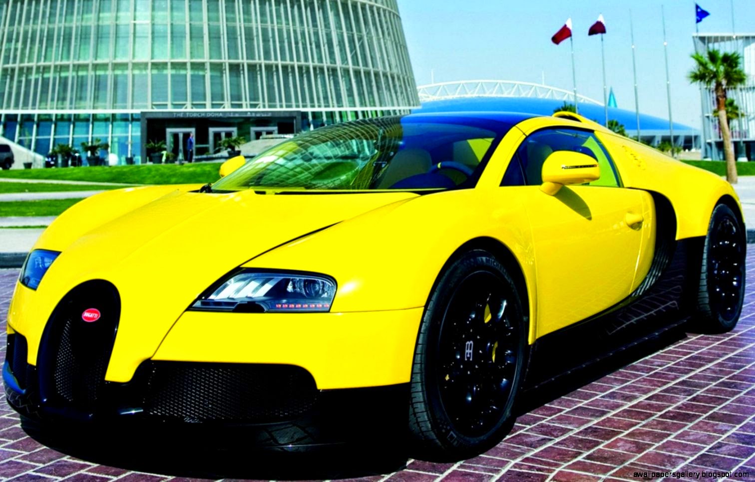 Bugatti Veyron Grand Sport 2014 Yellow Wallpaper   Wallpaper Series