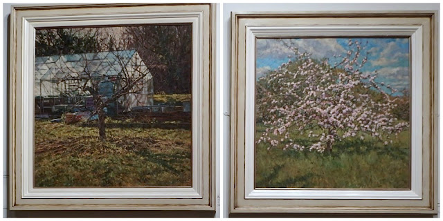 2 paintings by Rowan Crew