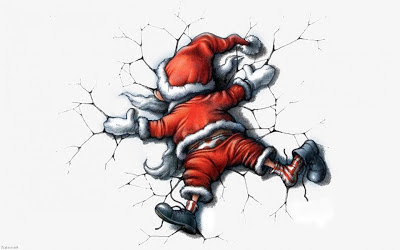 santa_fell_down_crack_funny_image santa_fell_down_crack_funny_image