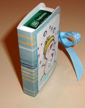 For the Love of Paper!: Snowman Tic Tac Holder -INSTRUCTIONS!