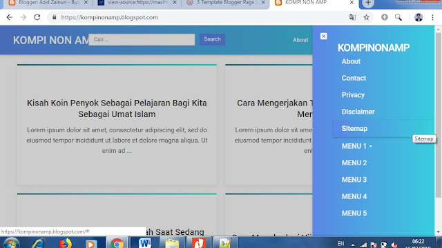 Cara Memodifikasi Slide Menu Sidebar Non AMP Ala Kompi Ajaib dengan Menu Dropdown Cara Memodifikasi Slide Menu Sidebar Non AMP Ala Kompi Ajaib dengan Menu Dropdown