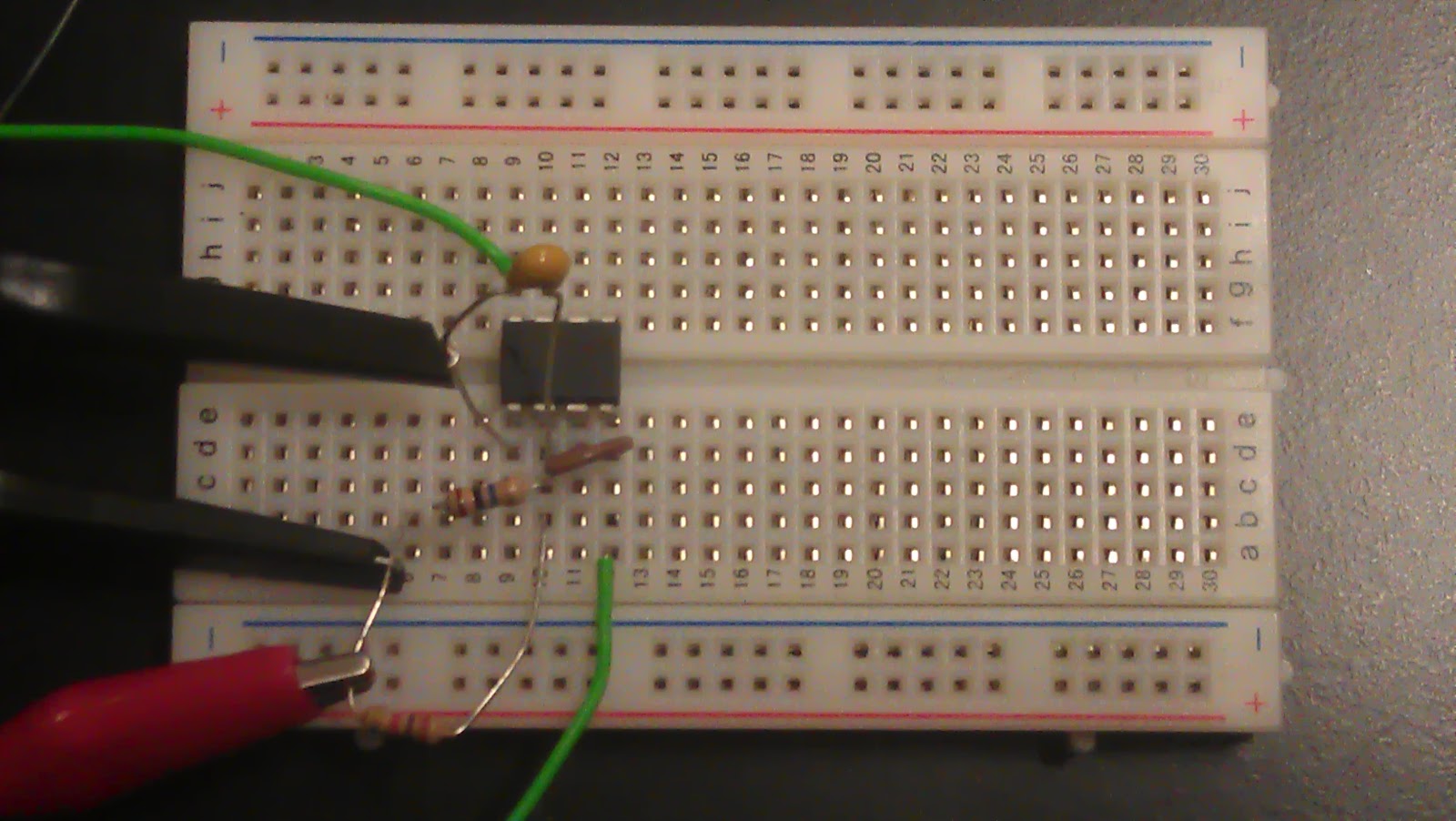 Op Amp Circuit Breadboard