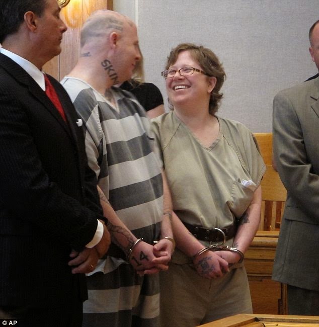 Couple Smile And Kiss As They Get Life Sentence For Killing