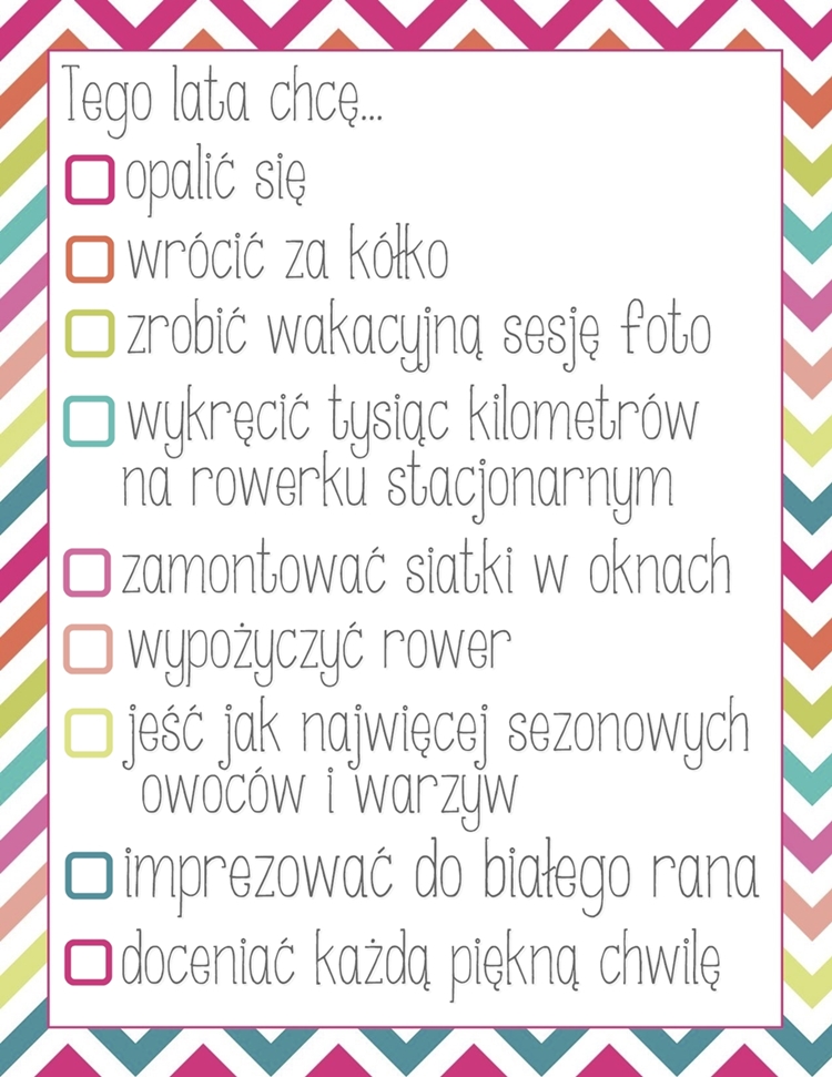 Szalone Rzeczy Do Zrobienia Z Przyjaciółką Keep calm and be beautiful: The Summer To-Do List