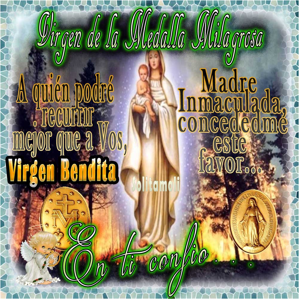Sintético 91+ Foto Oración Ala Virgen Dela Medalla Milagrosa Para Pedir