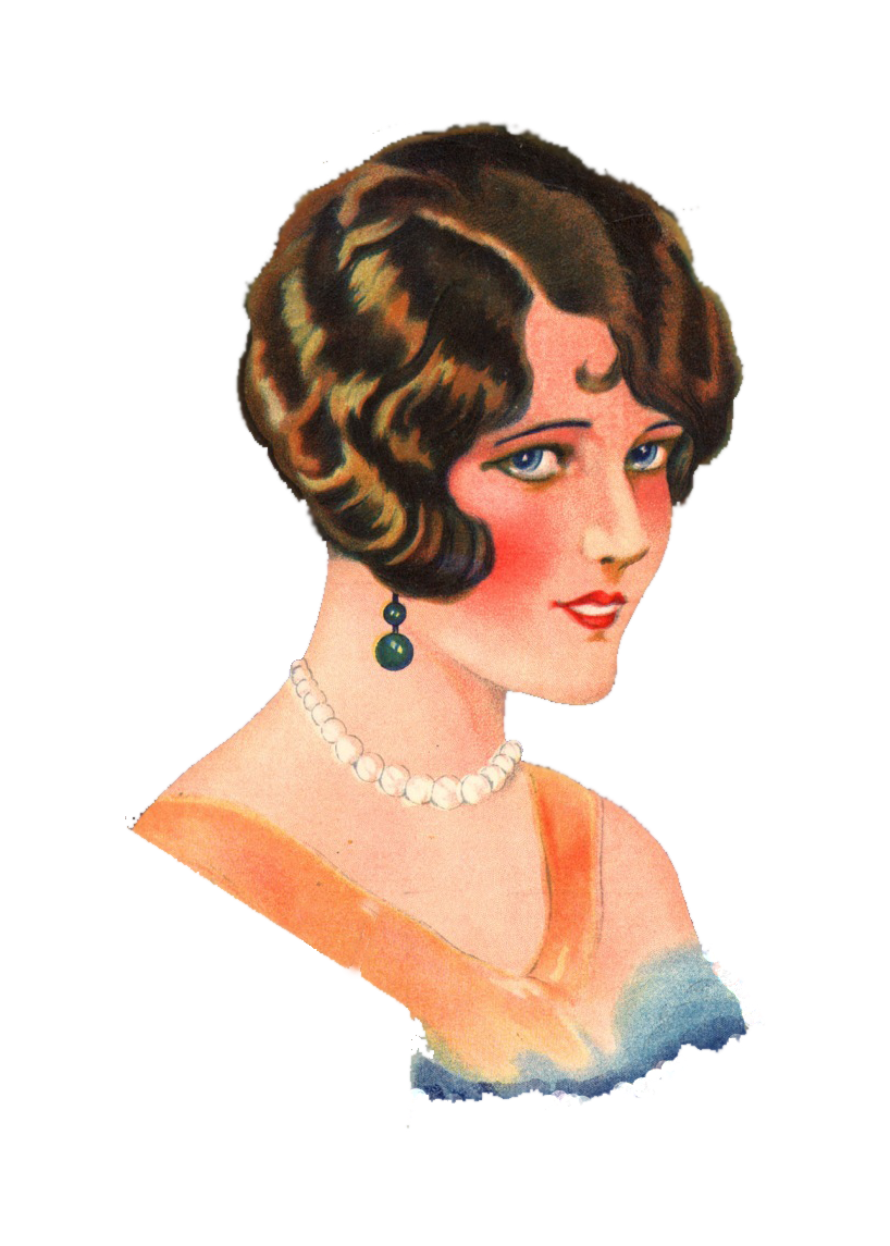clipart vintage girl png - photo #28