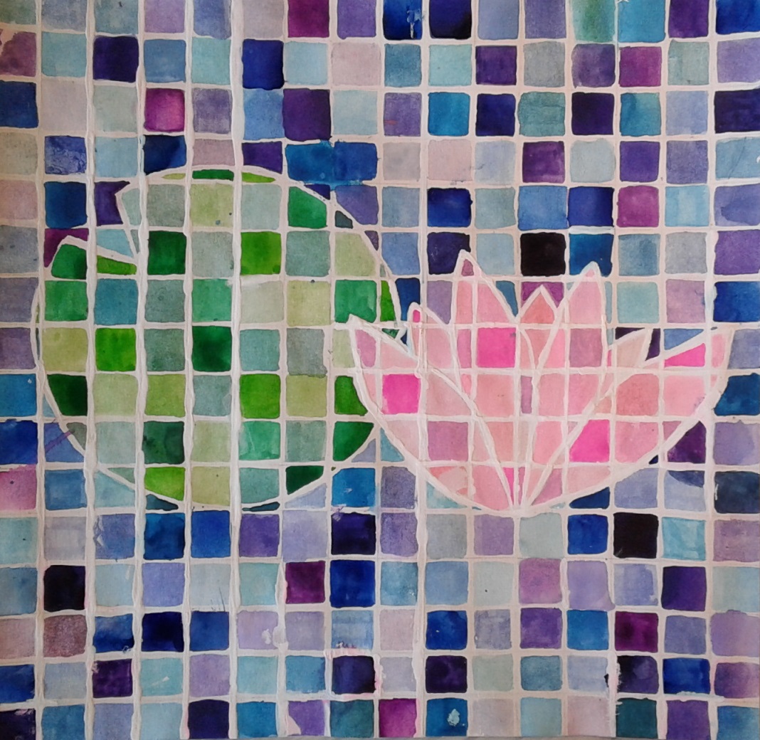 a faithful attempt Watercolour Grid Paintings