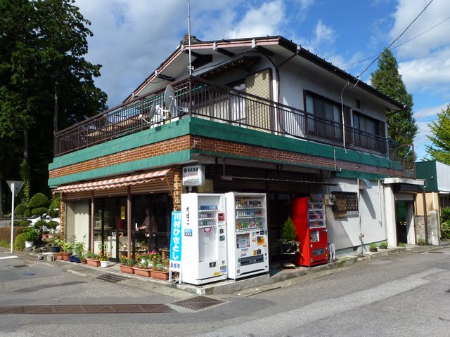 東武日光線　上今市駅　常備軟券乗車券　梅仙商店