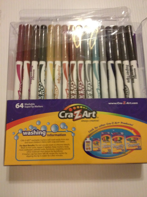 Cra-z-art Washable Super Tip Markers 64 Count 