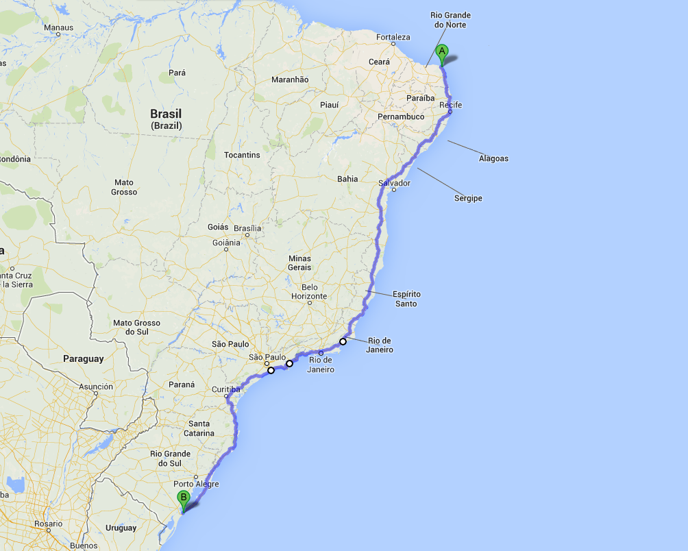 Estradas Brasil BR101 Rodovia Translitoranea