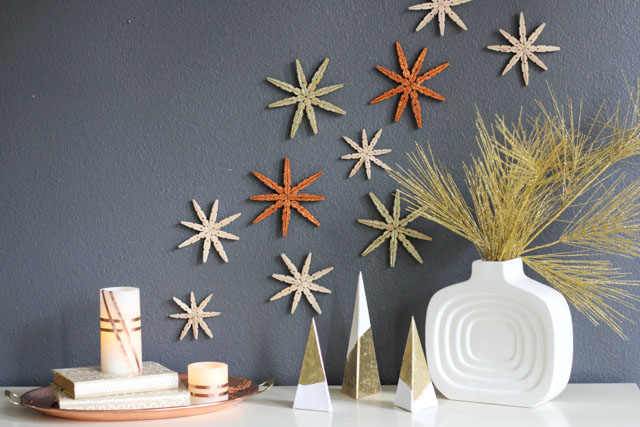 Turn Clothespins into Snowflakes! | Design Improvised
