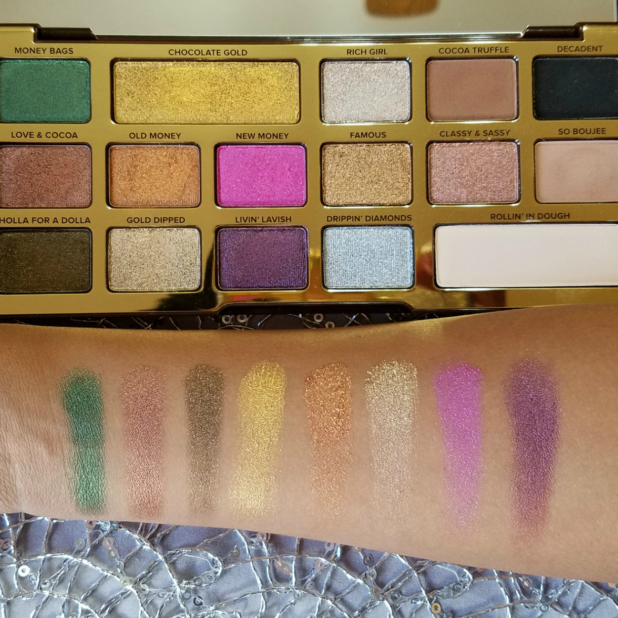 Enamel Girl Too Faced Chocolate Gold Eyeshadow Palette