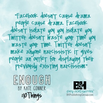 Quotes from Enough book by Kate Conner #10things