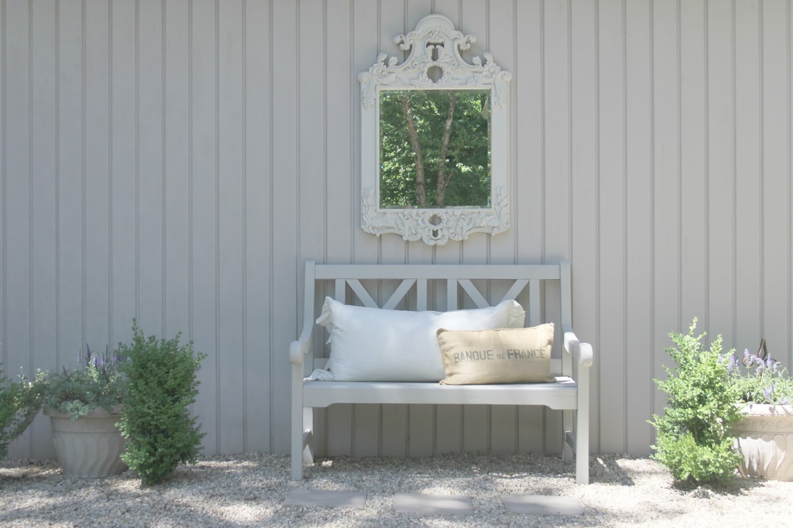 French inspired courtyard by Hello Lovely Studio