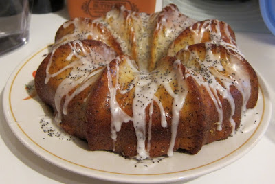 The delicious Lemon and Poppy Seed cake baked by Ruth