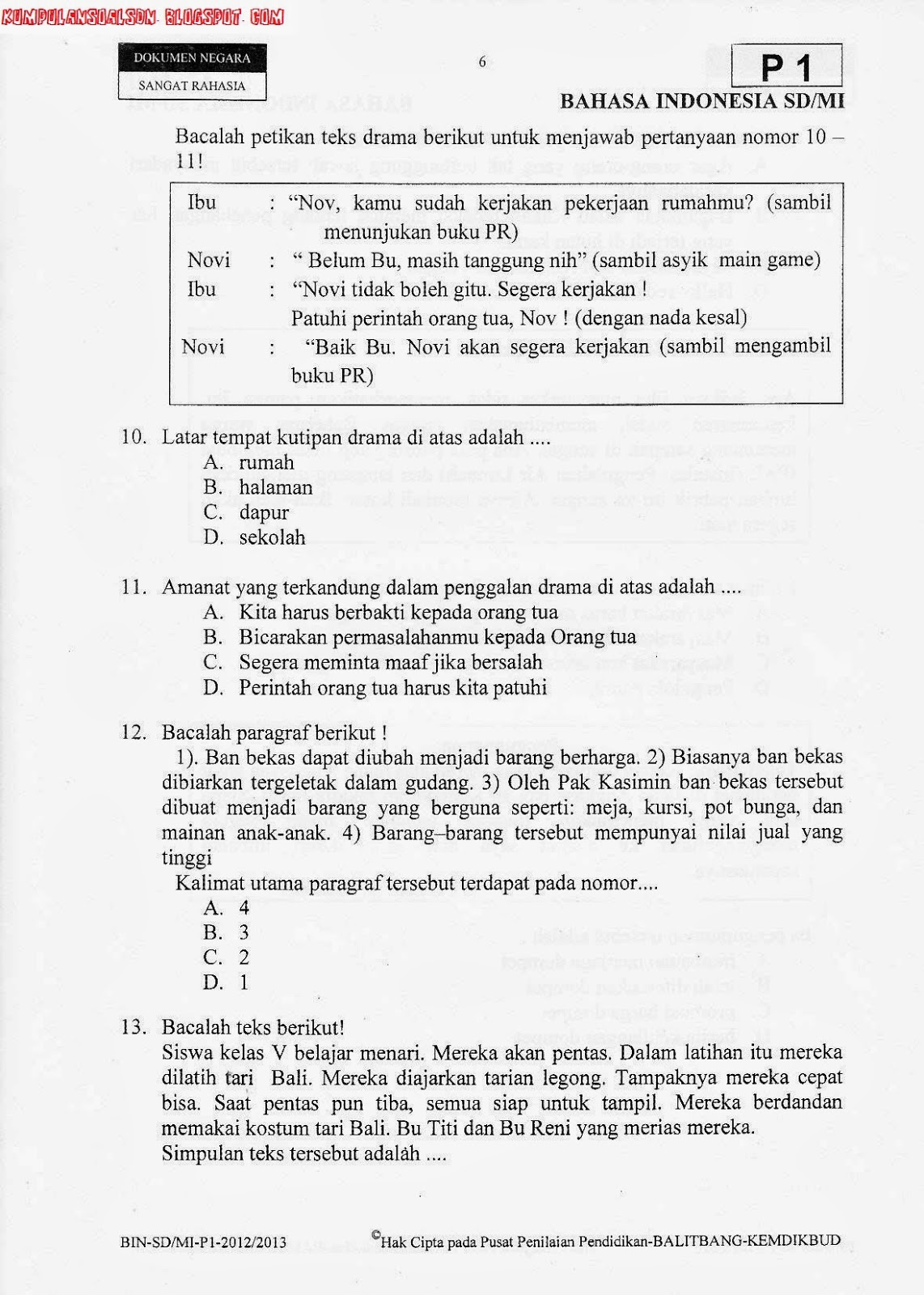 Kumpulan Soal Bahasa Sunda Kelas 11 Listen uu