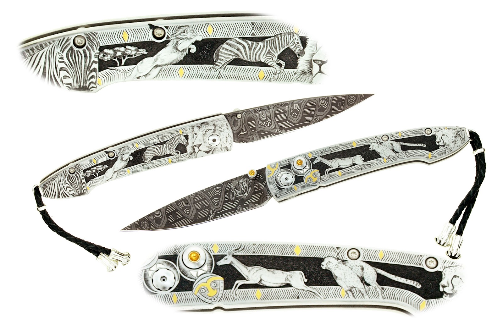 Gary Griffiths Gun Engraving african animals engraved on William Henry