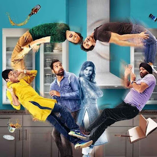Abhay Deol, Ptralekh, Brajendra Kala, Manu Hrishi in Poster of film Nanu Ki Jaanu