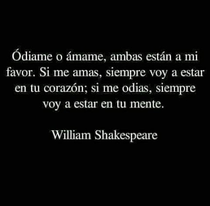 Resultado de imagen de ODIAME O AMAME AMBAS ESTAN A MI FAVOR