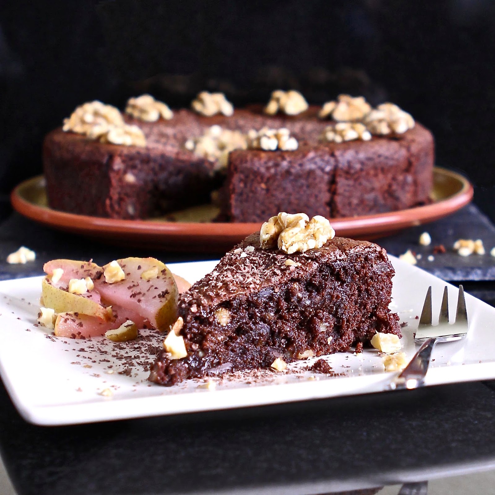 Gluten Free Alchemist Heavenly Chocolate, Walnut & Pear Torte gluten