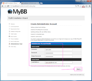 Install MyBB 1.8.7  forum on Windows 7 with XAMPP tutorial 19