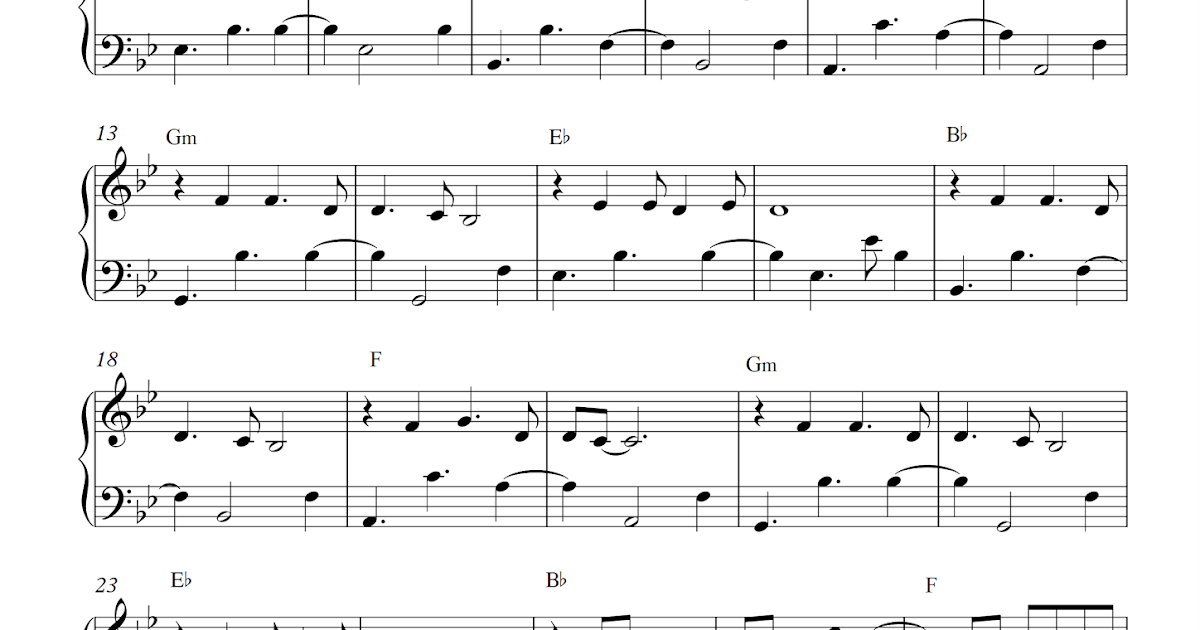 Free piano sheet music: Say You Wont Let Go-James Arthur.pdf I'll t...