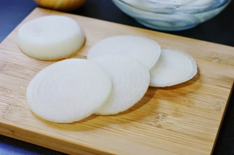 Thinly Sliced Vidalia Onions Image