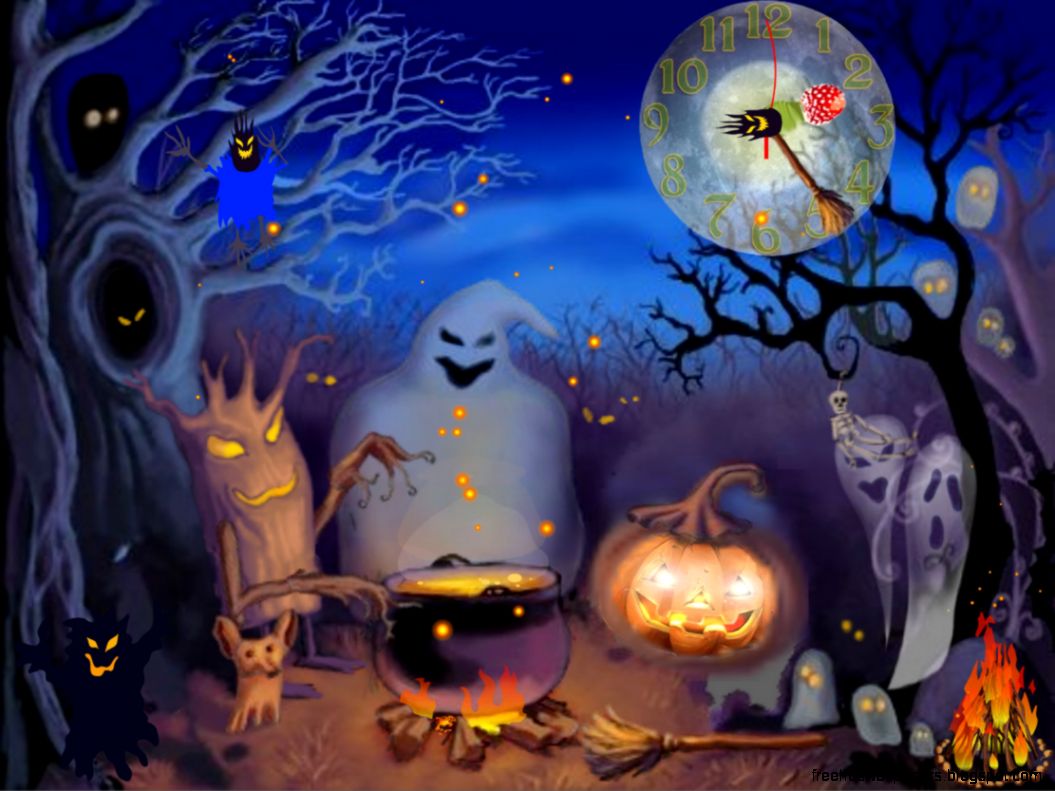 Free Animated Halloween Desktop Wallpaper  Free Hd Wallpapers