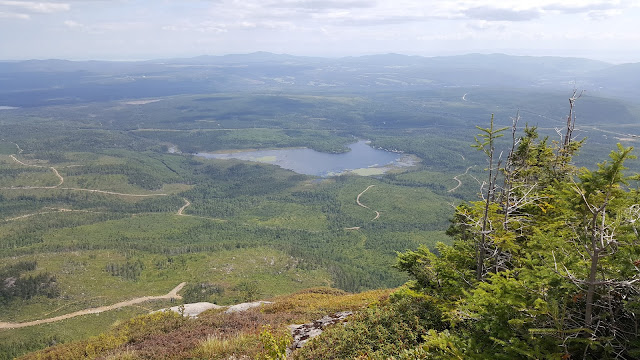 Vue à partir du mont du Lac des Cygnes