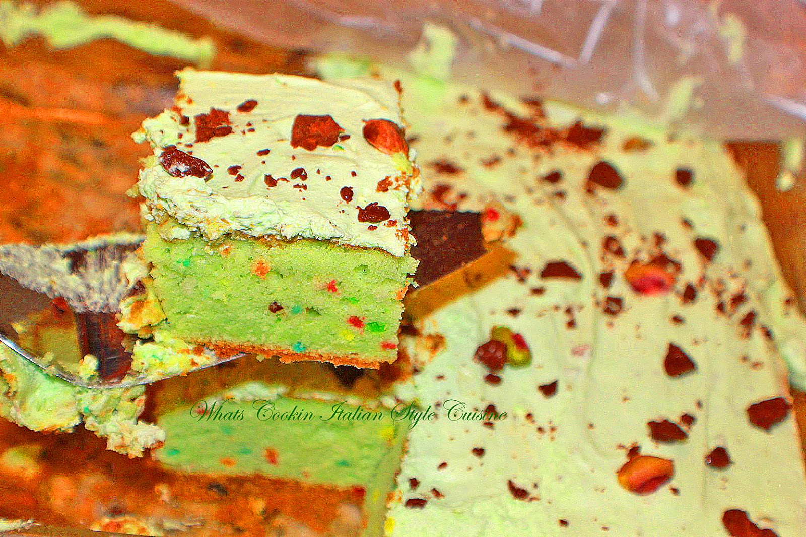 Pistachio Cake What's Cookin' Italian Style Cuisine