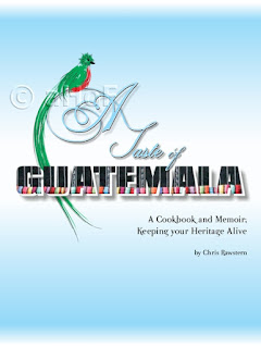 Cover, Cookbook, memoir, Guatemala