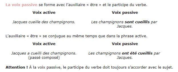 Le blog de FLE de madame Lourido: La voix passive
