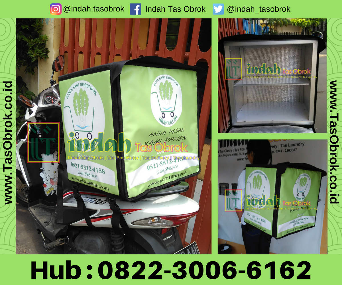 (0822.3006.6162) Tas Delivery Makanan, Produsen Box Delivery Fiberglass