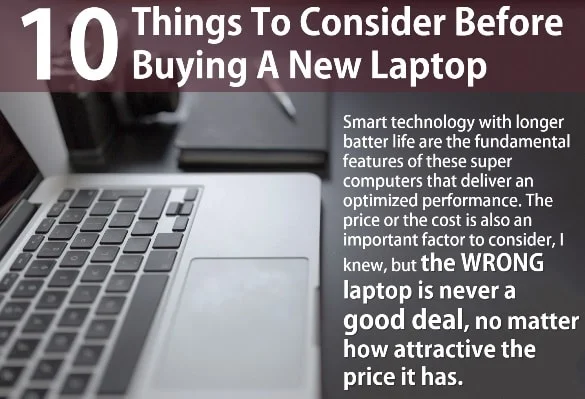 Things To Consider Before Buying A Laptop