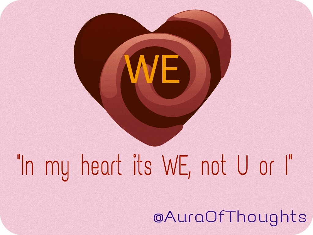 Aura of thoughts - Love is We